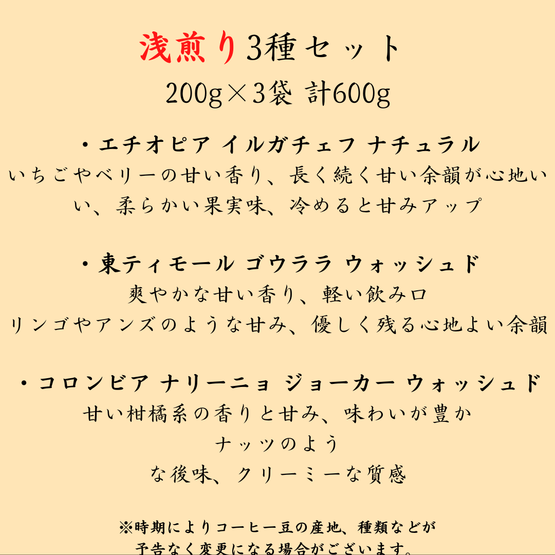 コーヒー豆お試しセット【初回限定】【送料無料】焙煎当日に発送します。 - 焙煎幸房“そら”
