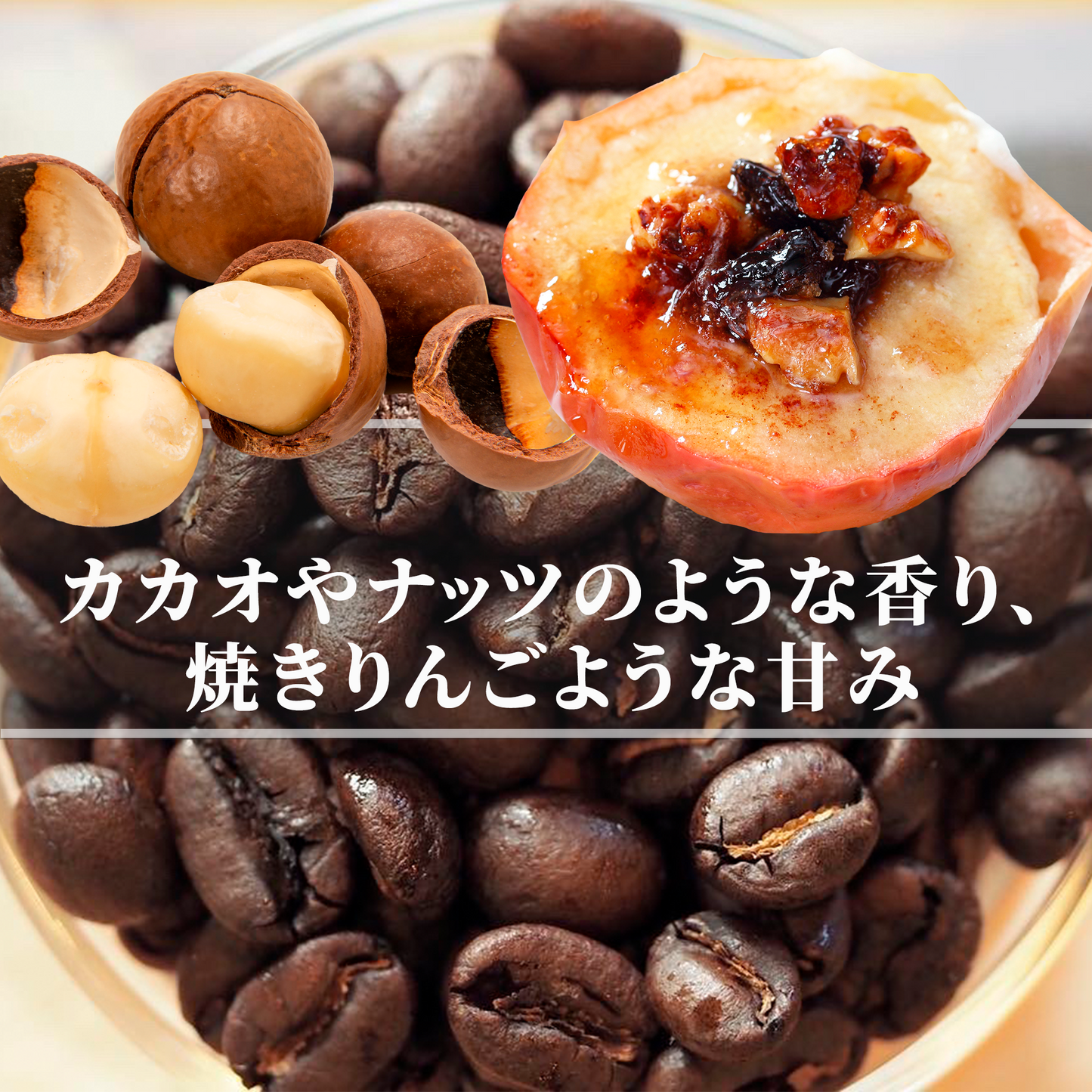 ホンジュラス エル・ナシミエント農園<br>ウォッシュド<br>【深煎り】200g<br>カカオやナッツのような香り、焼きりんごやレーズンのような甘み、どっしりとしたコク<br>苦味 ★★★★☆<br>酸味 ★☆☆☆☆<br>甘み ★★★☆☆<br>コク ★★★★★<br>香り ★★★★☆