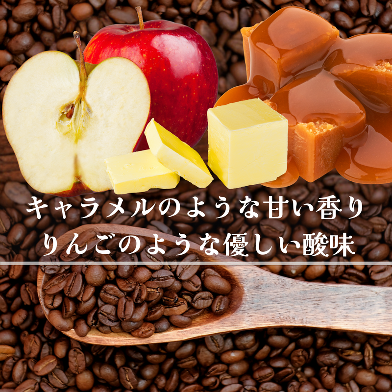 8/21以降発送 パナマ<br>ハートマン農園<br>【中煎り】【浅煎り】<br>キャラメルのような甘い香り、りんごのような優しい酸味、バターのようなクリーミーさ、甘い余韻がふんわり広がる<br>苦味 ★★★☆☆<br>酸味 ★★★☆☆<br>甘み ★★★★★<br>コク ★★★☆☆<br>香り ★★★★★