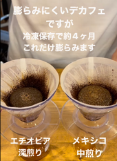 デカフェがもこもこっと膨らみにくい理由