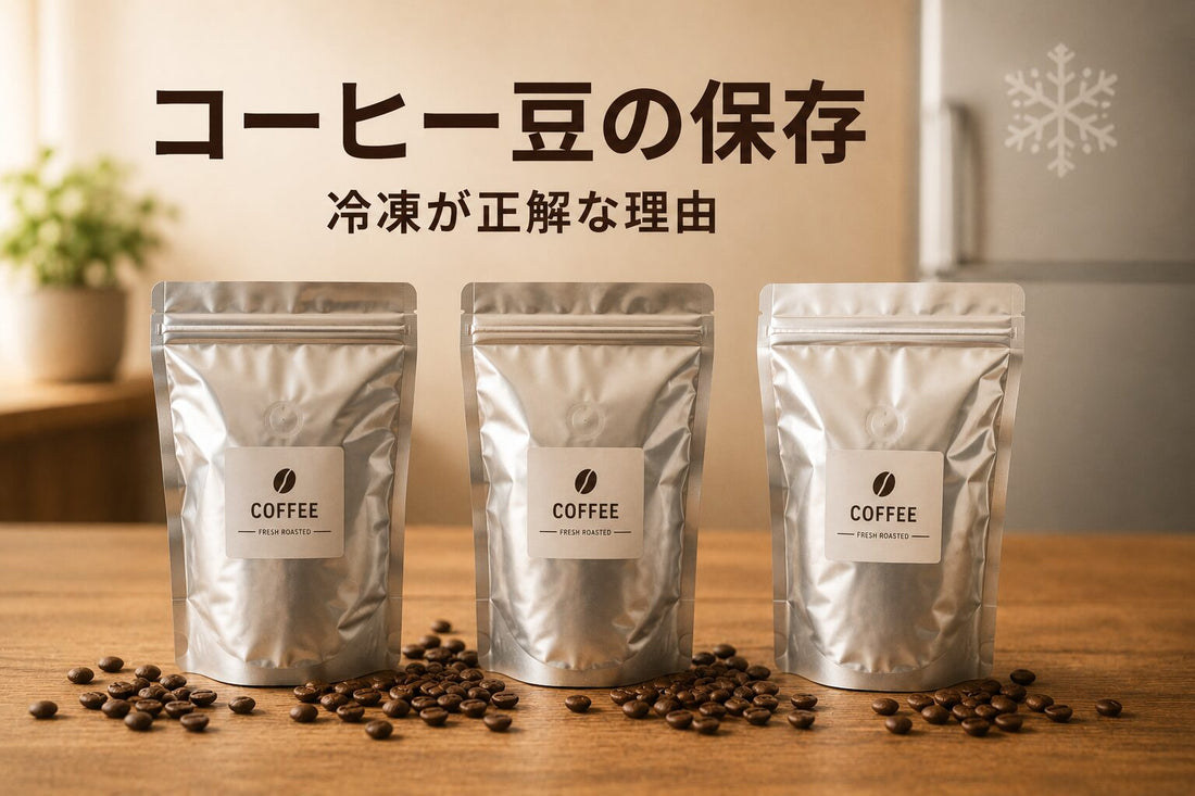 コーヒー豆の保存｜冷凍が正解